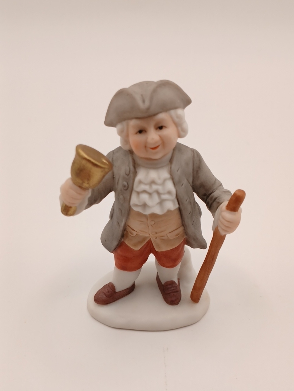 Lefton 1992 VintageColonial Village 'Old Ben the Bell Ringer Christmas Figurine